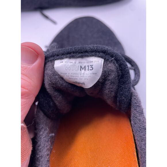 Allbirds Merino Wool Runners WR Men's Size M13 Dark Gray Comfort Walking Shoes - Picture 7 of 7